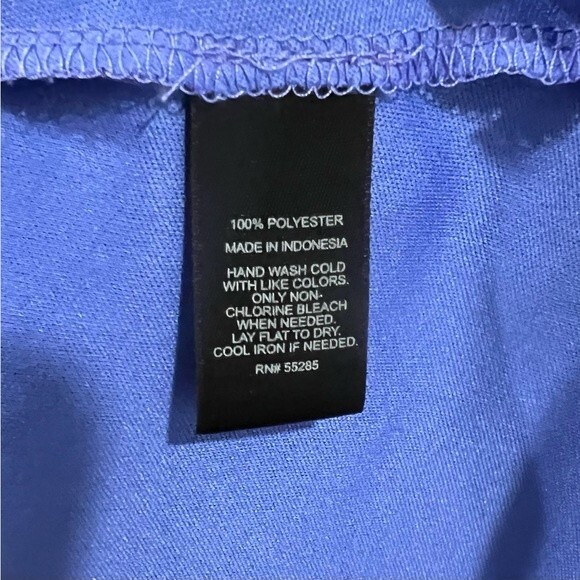 Express blue chiffon halter dress size 8 - Picture 5 of 6